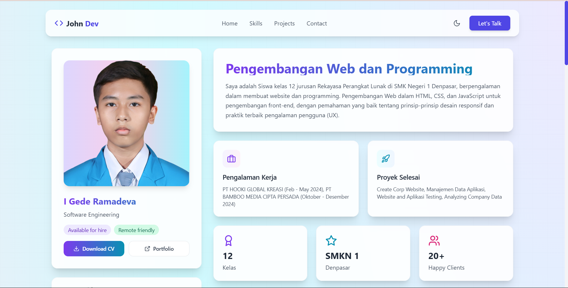 Personal Website